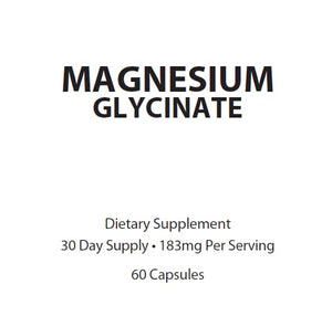 Shrink Magnesium glycinate 60 Capsules