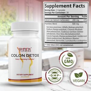 Shrink Toning Colon Detox Cleanse – 60 Capsules