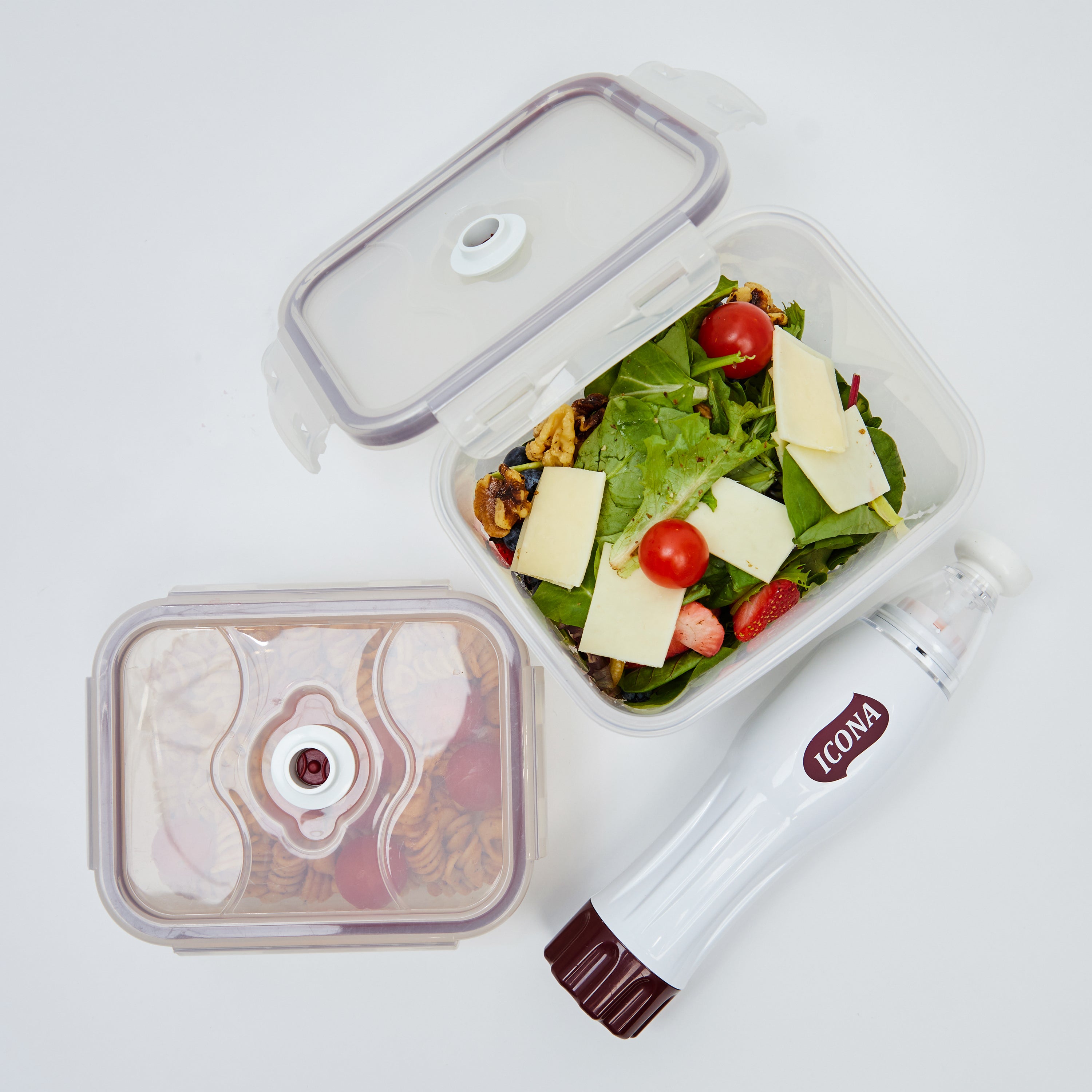 Icona Vacuum Seal Containers for Food Storage